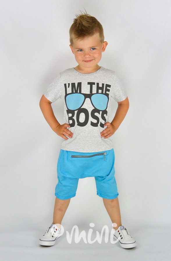 BOSS souprava blue