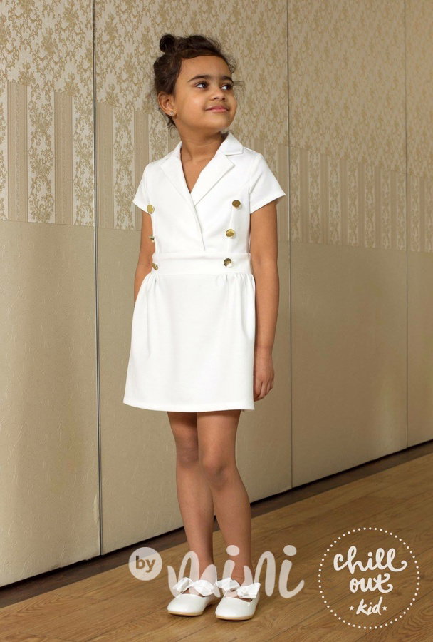 Uniform dress white