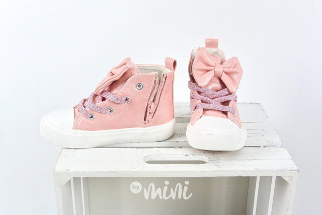 PINK sneakers s mašličkou