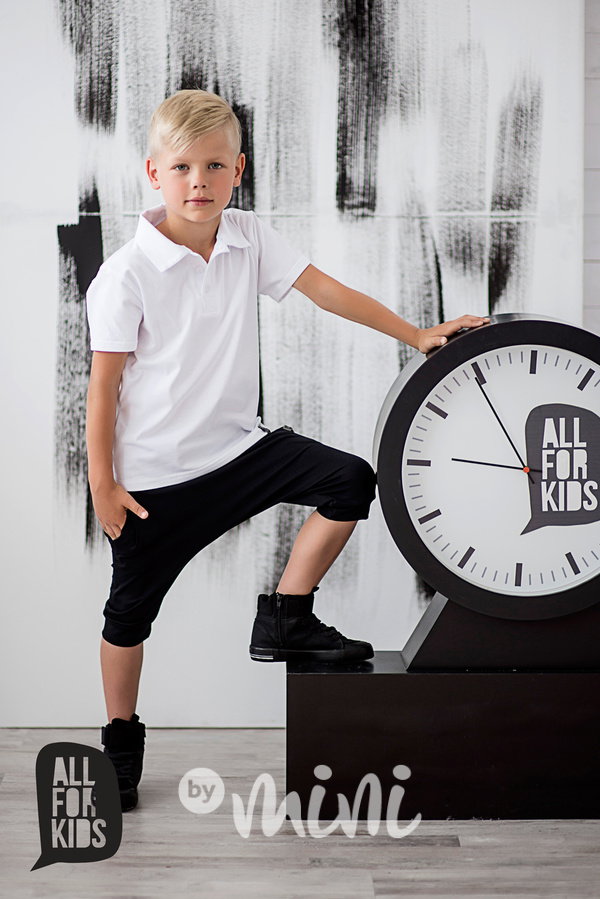 Chlapecké kraťasy YES black baggy shorts