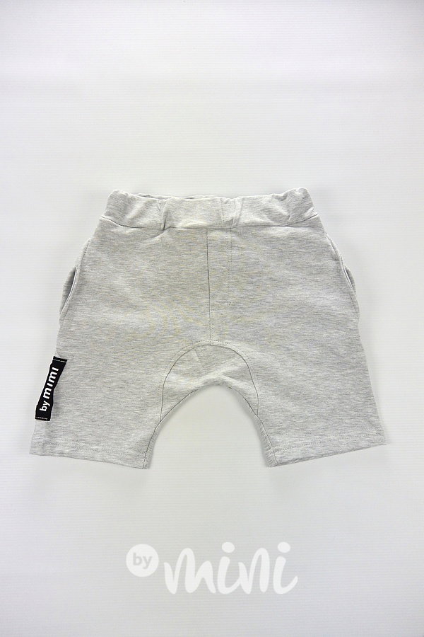 Light grey kraťasy se zipem