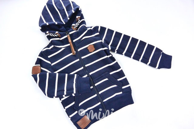 Modrá mikina fleece