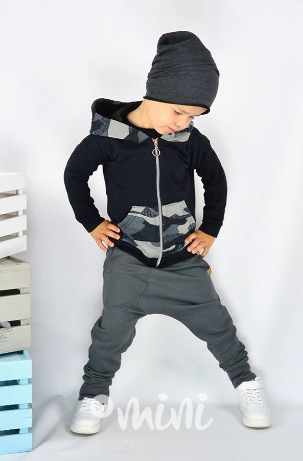 Antracit grey baggy tepláčky