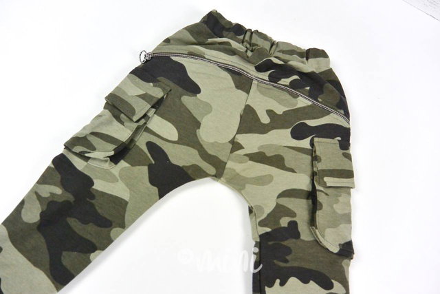 Green army baggy kapsáče