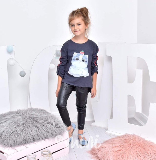 Třpytivé leather pants