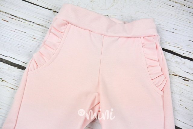Elegant růžové kalhoty