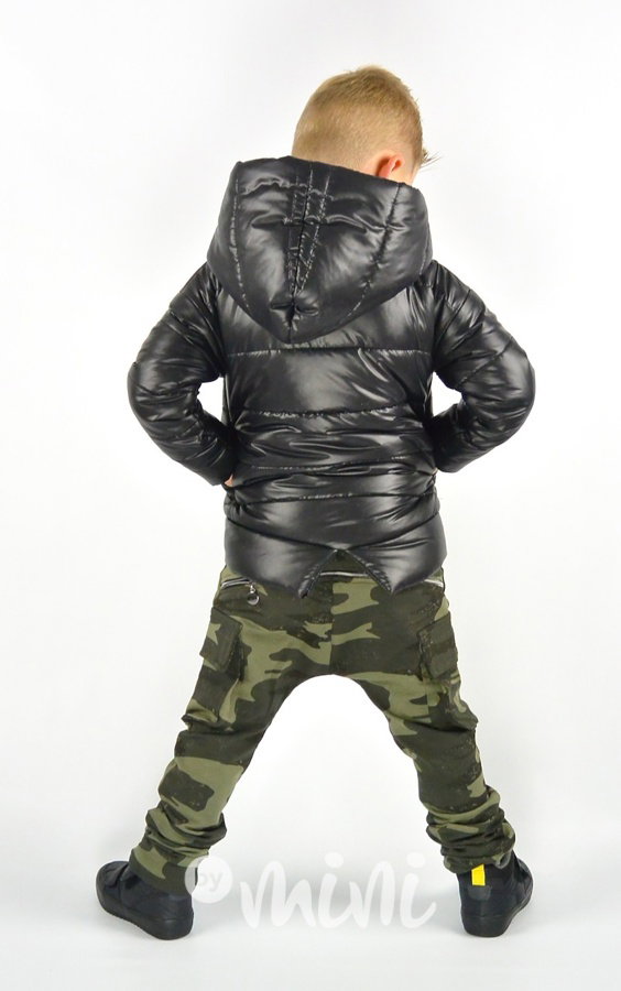 Černá chlapecká bunda