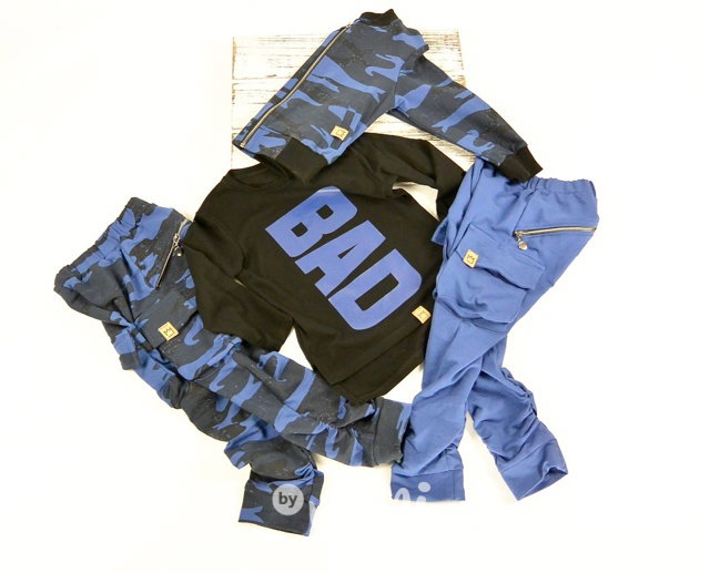 Blue army bomber mikina