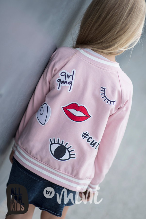 Girl gang růžová mikina