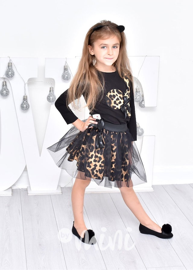 Leopard tutu komplet