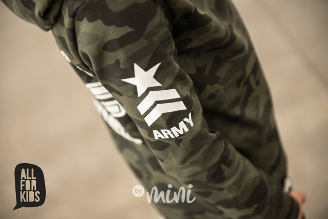 Khaki army mikina