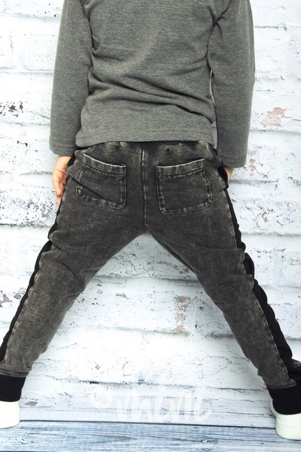 Black jeans tepláčky