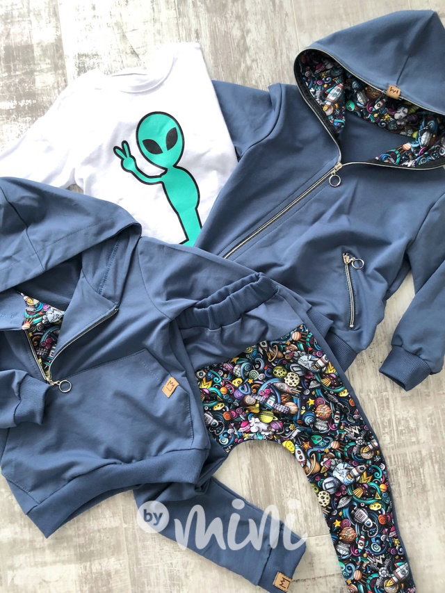 Alien triko bílé