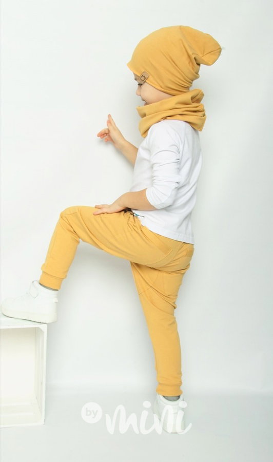 Trojkomplet mustard boy