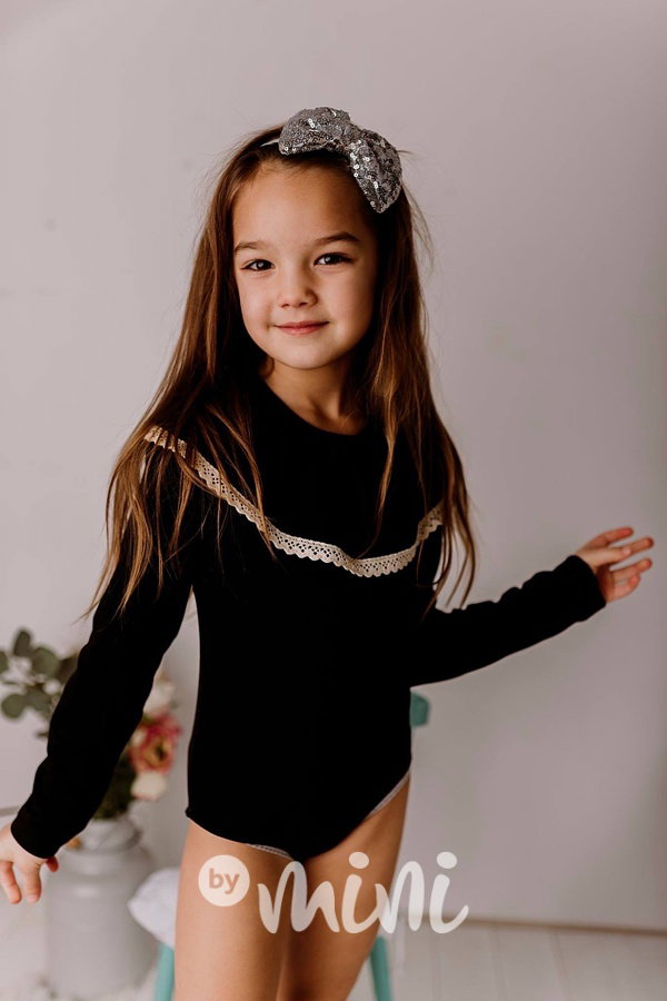 Romantic boho body - černá