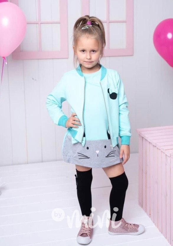 Myška mikina mint