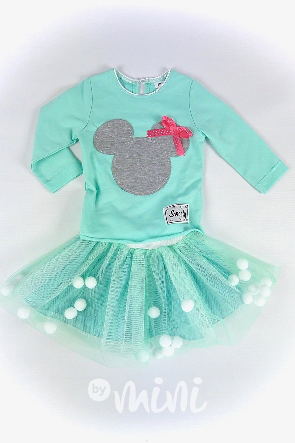 Mint bambulkový tutu set