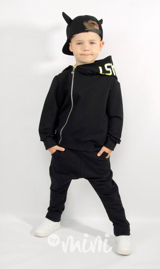 #BEAST černé baggy tepláčky
