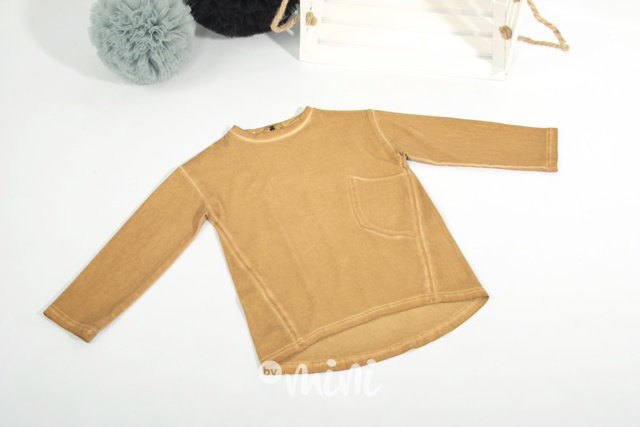 Acid wash triko mustard