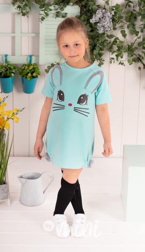 Mint bunny dress