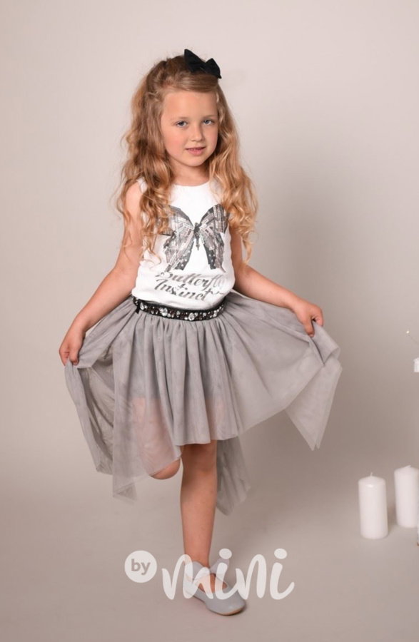 Butterfly set - tílko a midi tylová sukně
