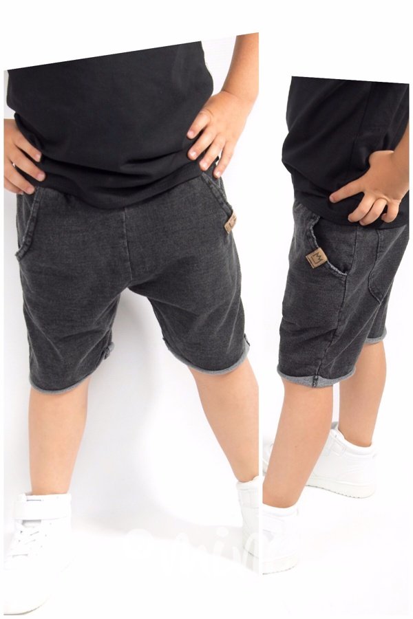 Dark jeans shorts - chlapecké džínové kraťasy