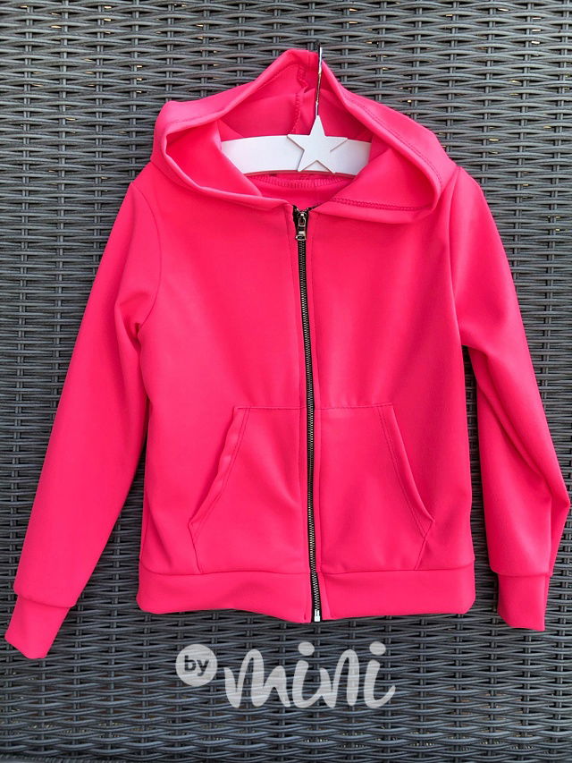 VOGUE neon růžová mikina