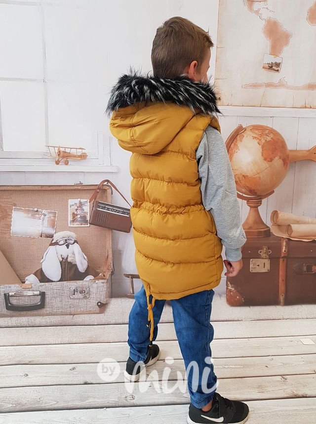 Podzimní chlapecká vesta 