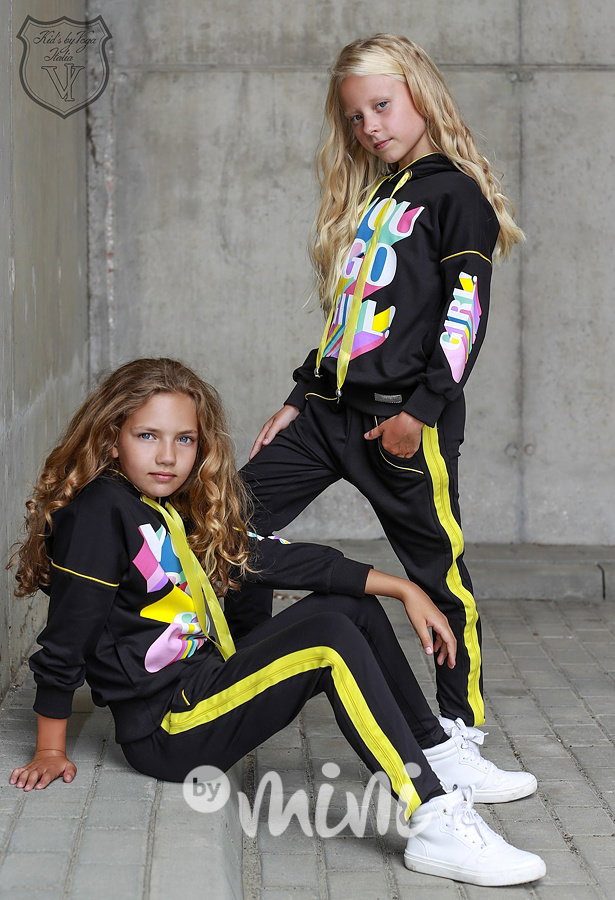 Designová dívčí teplákovka - you go girl