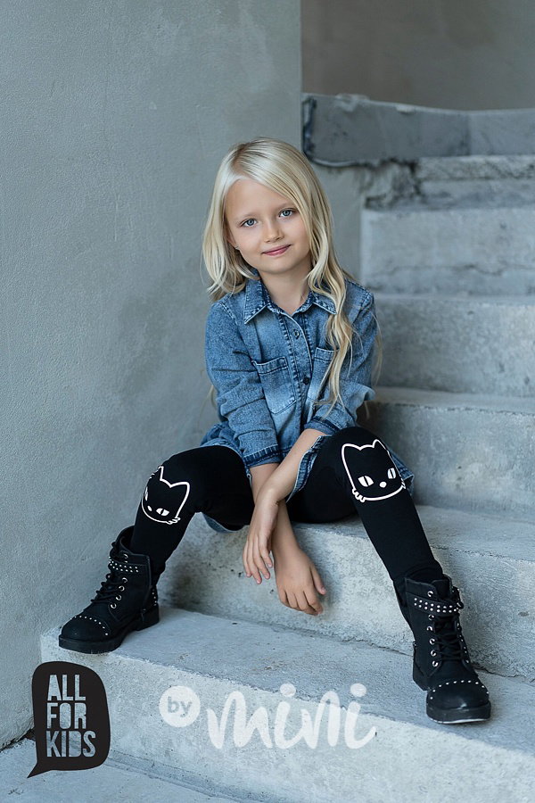 Cat dívčí legíny černé
