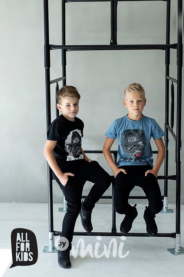 Černé žebrované pants kalhoty