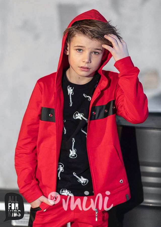 Music 3pcs souprava - červená