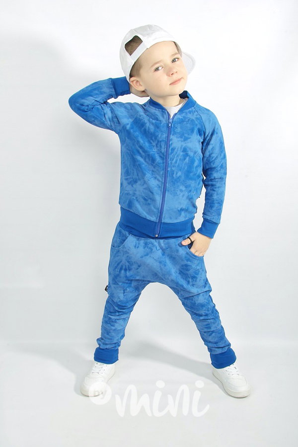 Blue tie dye souprava
