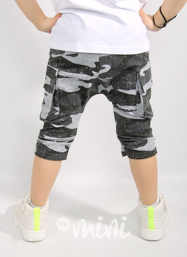 Army shorts chlapecké baggy kapsáče
