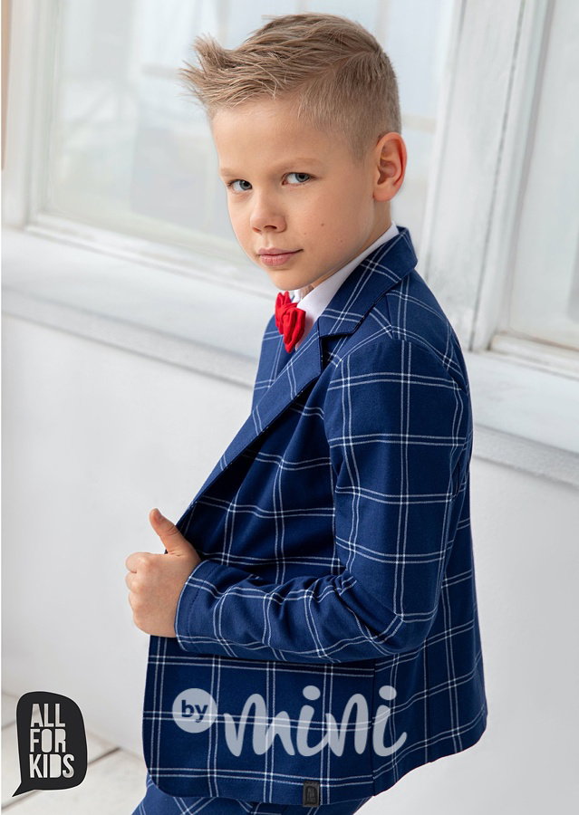 3ks Elegant karo set s motýlkem