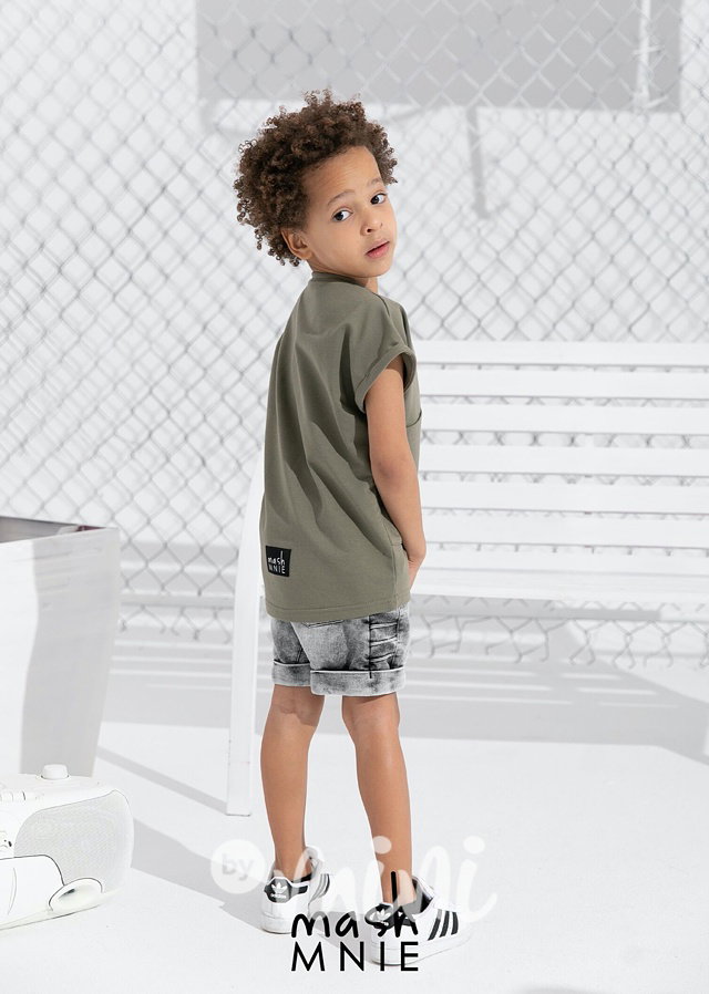 Triko MashMnie s kapsou khaki *Premium*