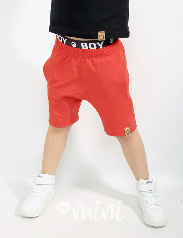 BOY šortky červené