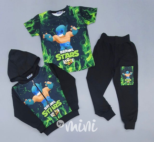 Brawl Stars chlapecký set oblečení  El Rudo - green