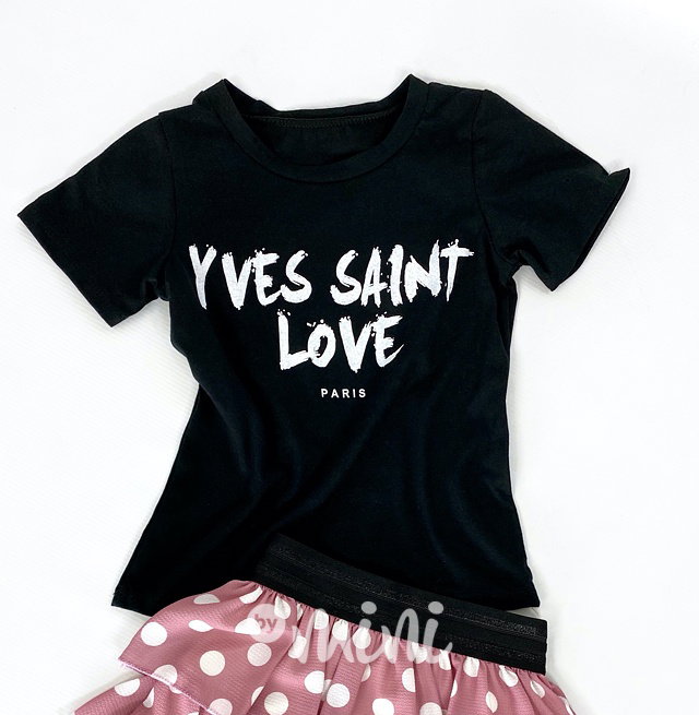 Yves Saint Love triko černé
