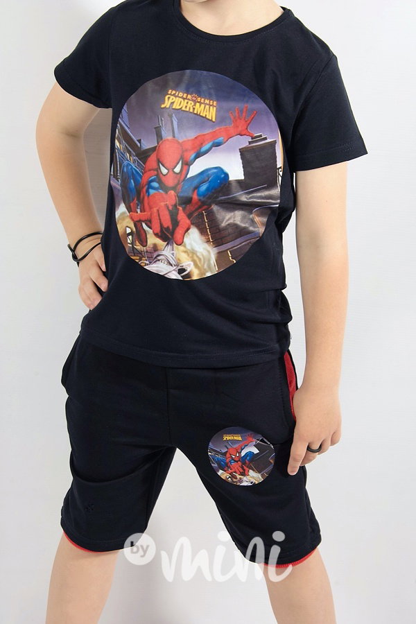 Spiderman letní set - dark blue