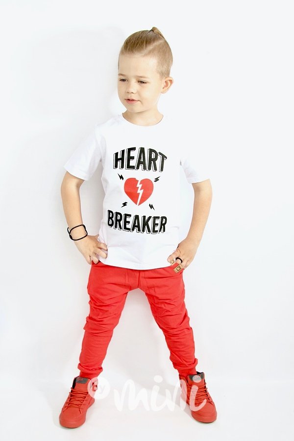 Heart breaker triko - bílé