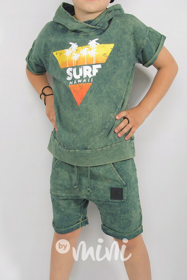 Kraťasy Despacito - acid wash green