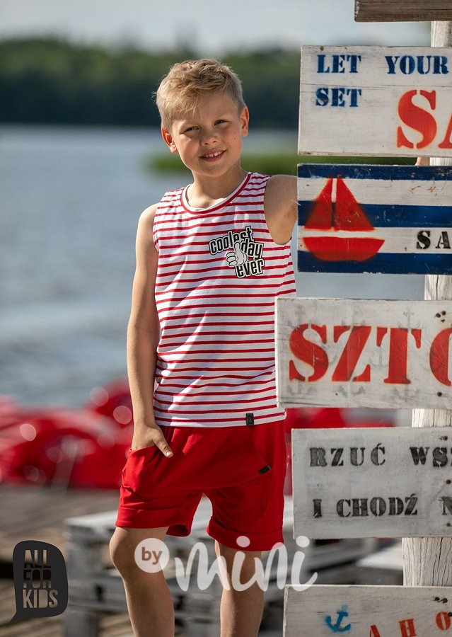 Coolest letní set - červený