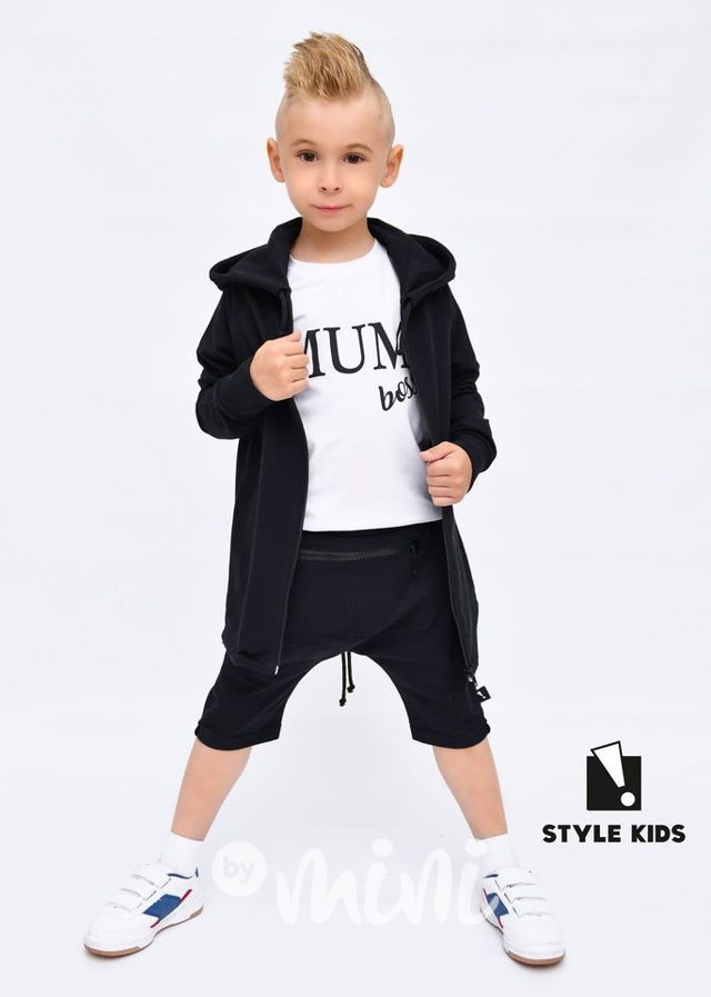 *HIT* Long mikina ouška - černá