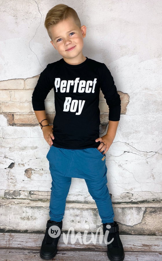 Perfect boy slim triko černé