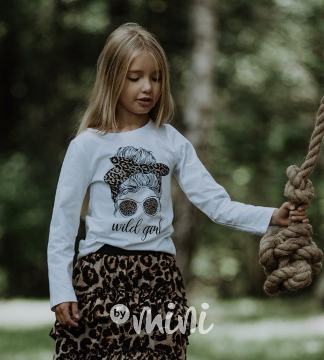 Wild girl blůzka - bílá *by AFK*