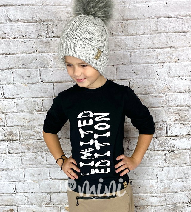 Limited edition longsleeve chlapecké triko černé