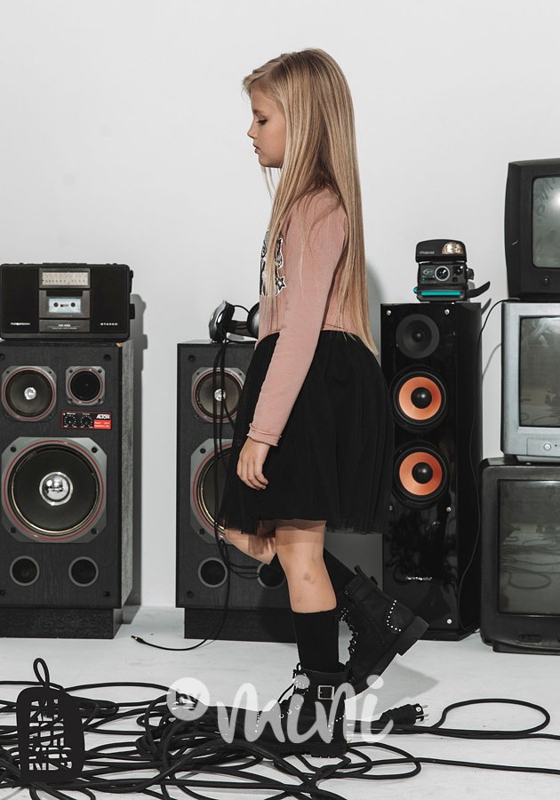Girl rock šaty pink/black *by AFK*