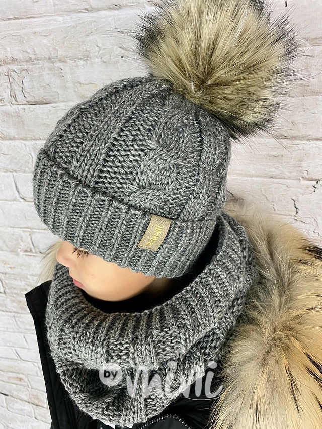 SUPER TERMO kulich + maxi nákrčník GREY