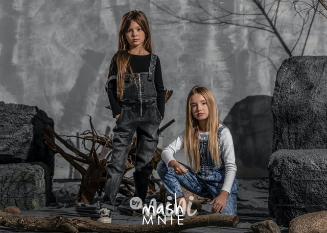 Dívčí lacláče jeans grafit *by MashMnie*